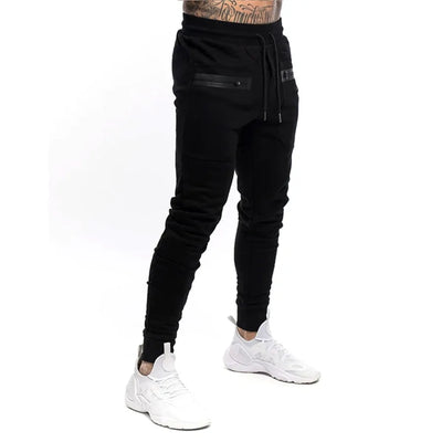 Men's Zip Pocket Jogger Sweatpants: Winter Fitness Fashion