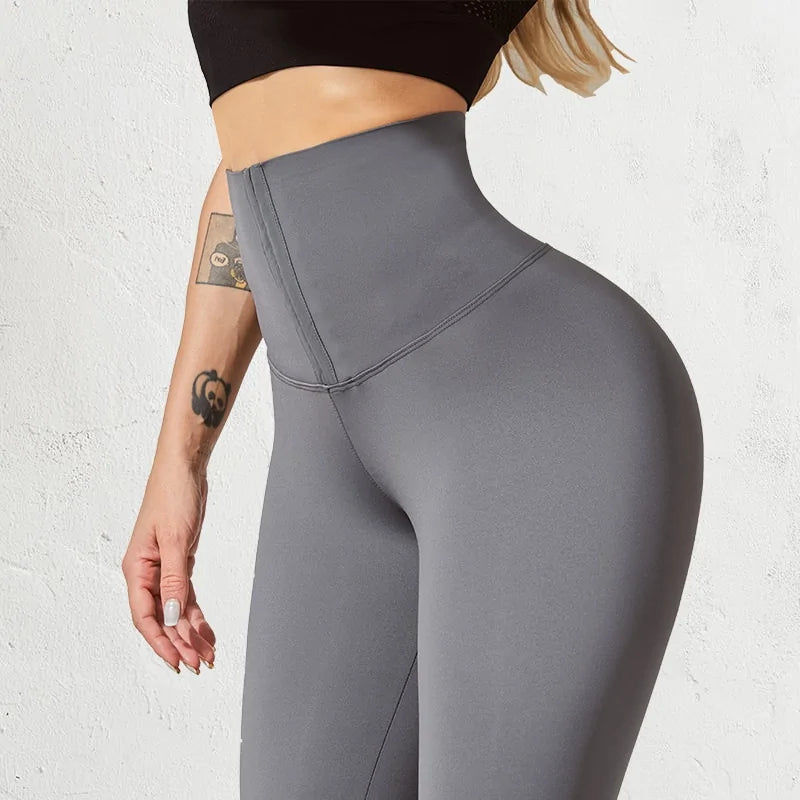 Women's High Waist Warm Leggings for Fitness Sports