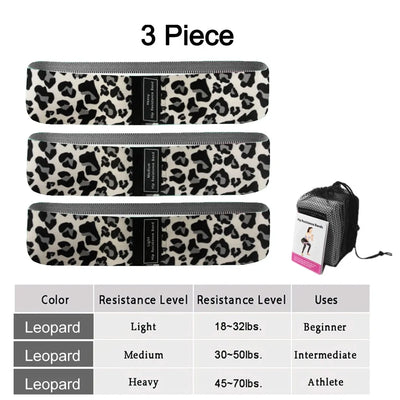 Fitness Booty Bands 3-Piece Resistance Set